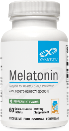 XYMOGEN, Melatonin Peppermint 60 Tablets