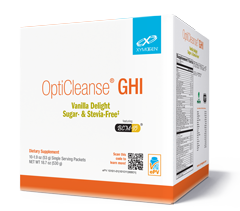 XYMOGEN, OptiCleanse GHI Vanilla Delight Sugar & Stevia-Free 10 Servings