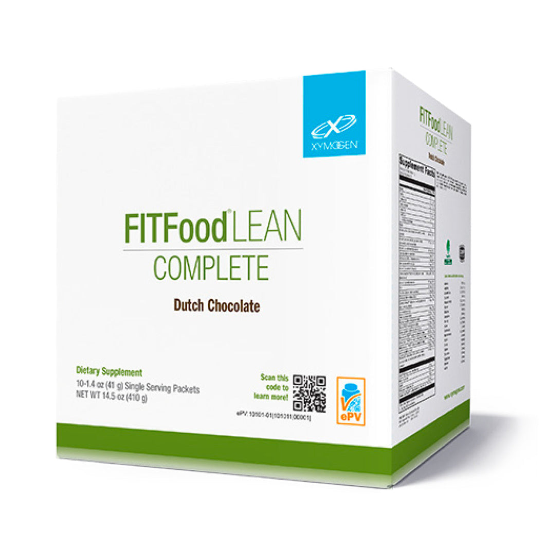 XYMOGEN, FIT Food Lean Complete Dutch Chocolate 10 Servings